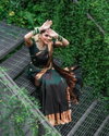 Copper Dark By Aab Soft Lichi Silk Daily Wear Saree Wholesale In India